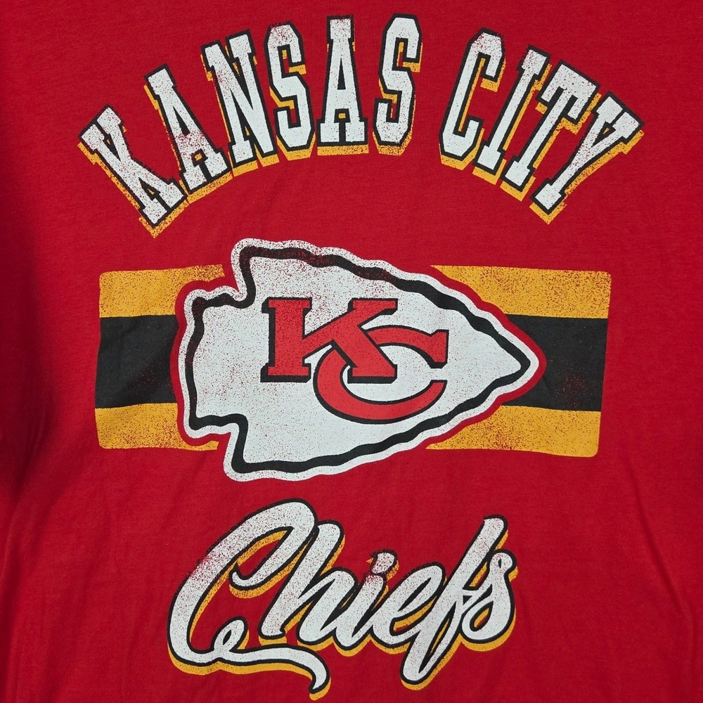 Kansas City Chiefs T-Shirt Mens Large Red Short Sleeve NFL Darius Rucker NWT - Picture 3 of 9